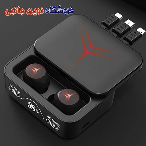ایرپاد بی‌سیم بلوتوثی مدل M88 plus ورژن 5.3 نویز کنسلینگ ENC ا M88 Plus Wireless AirPods ENC headset Bluetooth (تک / عمده)