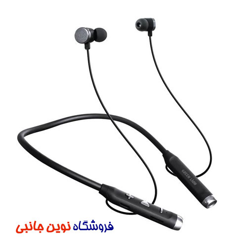 هندزفری گردنی گرین لاین مدل Lion X ا Green Lion GNLINXNBBK Lion X Neckband Earphones with TF Card (تک/عمده)