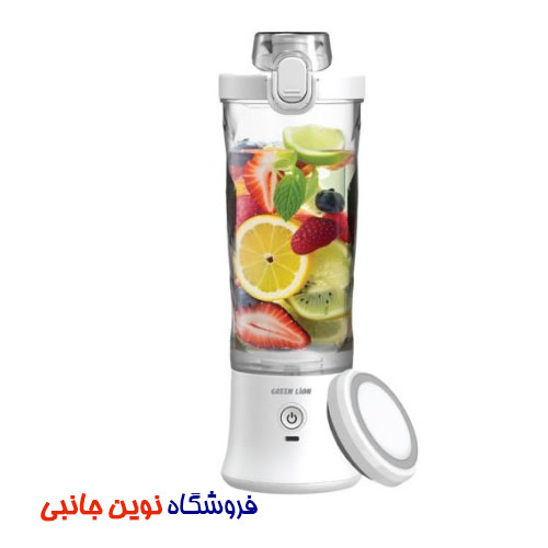 میکسر شارژی و مخلوط کن گرین لاین مدل Ultimate Blender ا Green Lion Ultimate Blender 600ml with Stainless Steel Blades ( تک / عمده )