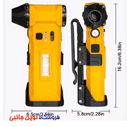 جت فن و جارو شارژی مدل F021 ا F021 HIGH SPEED TURBO VIOLET FAN (تک/عمده)