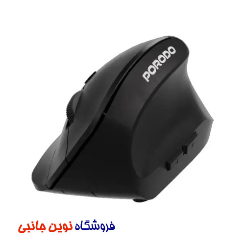 ماوس بی سیم پرودو مدل PD-ETK05-BK ا Porodo Vertical 4000 DPI Wireless Mouse (تک / عمده)