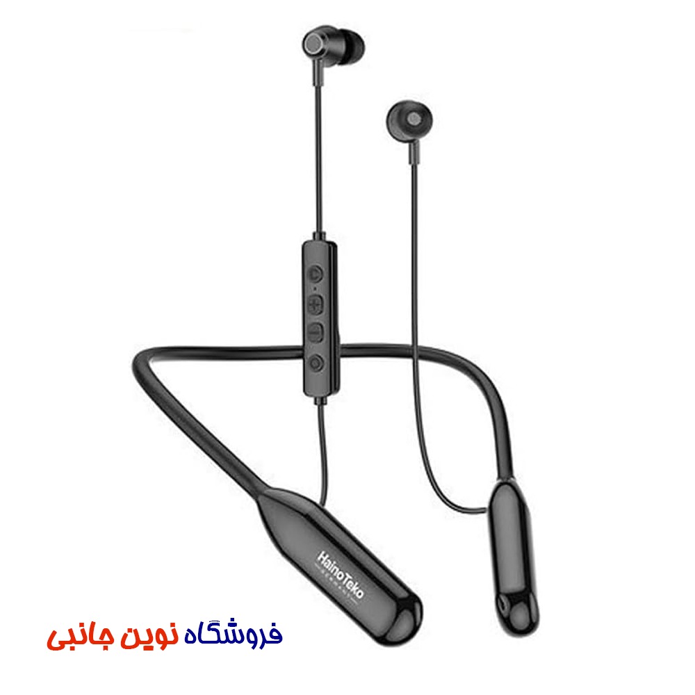 هندزفری بلوتوثی گردنی هاینوتکو مدل HN-101 ا Haino Teko Germany HN101 Bluetooth Neck Band Earphone (تک/عمده)