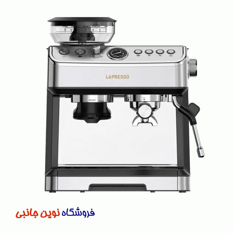 قهوه ساز لیپرسو شارژی قابل حمل مدل LP038 ا Lepresso LPCFFM0038 Espresso Machine Conical Grinder & Steamer (تک/عمده)