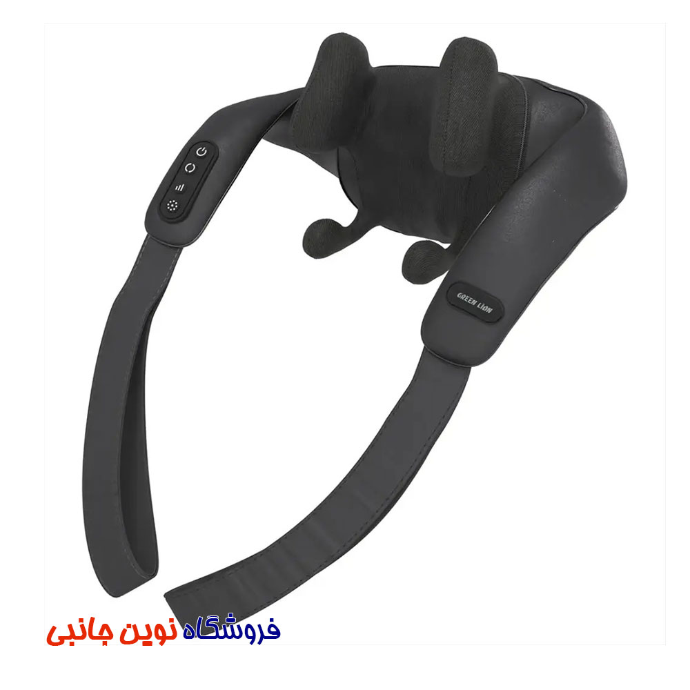ماساژور گردن و کمر گرین لاین مدل GNNSHMSSRBK ا Green Lion Neck & Shoulder Rechargeable 4D kneading Massage (تک/عمده)