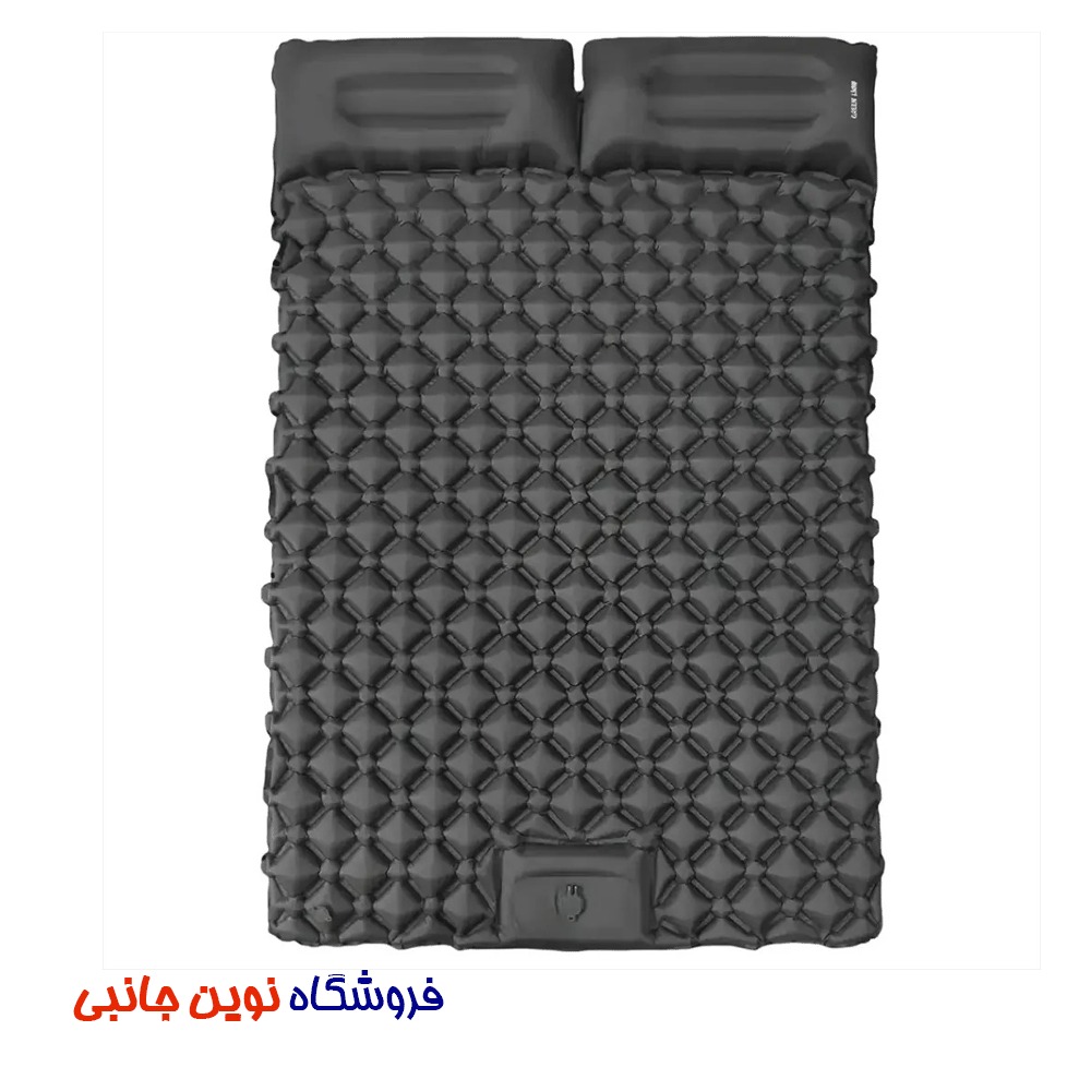 تشک بادی گرین لاین دو نفره با پمپ شاٰرژی مدل GMT-186 ا Green Lion GNDUAIRMATGY Double Air Bed Inflatable Air Mattress (تک/عمده)