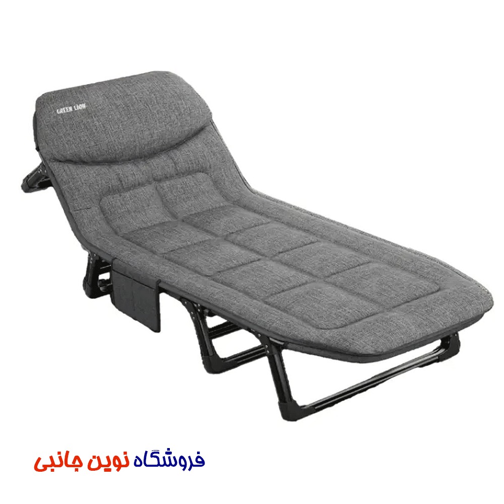تخت کمپینگ تاشو گرین لاین مدل GNFLCPBEDGY ا Green Lion GNFLCPBEDGY Foldable Camping Bed (تک/عمده)